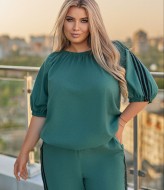 Костюм с лампасами женский  VOJ-1030A740