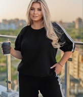 Костюм с лампасами женский  VOJ-1030A740