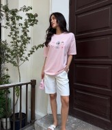 Женская футболка с принтом SSY-09A400