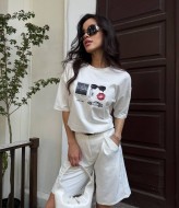 Женская футболка с принтом SSY-09A400