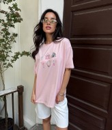 Женская футболка с принтом SSY-09A400