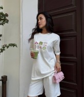 Женская футболка с принтом SSY-09A400