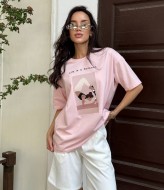 Женская футболка с принтом SSY-09A400