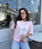 Женская футболка с принтом SSY-09A400