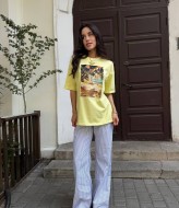 Женская футболка с принтом SSY-09A400