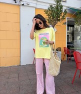 Женская футболка с принтом SSY-09A400