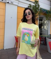 Женская футболка с принтом SSY-09A400