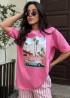 Женская футболка с принтом SSY-09A400