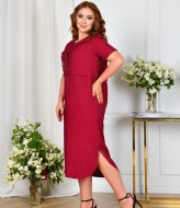 Лен платье DV-R4356A200