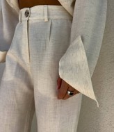 Льняной костюм брюки и рубашка LUC-878A699