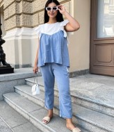 Костюм из льна женский DG-p41745A500