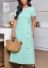 Платье трапеция длинное  AD-033A320