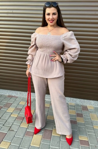 Красивый брючный костюм женский VL-874A450