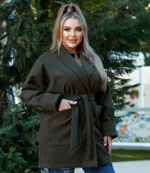 Полупальто для полных женщин LR-6423A750