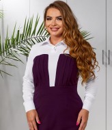 Комбинированное платье BAB-505A550