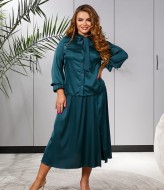 Шелковый костюм с юбкой BAB-502A780