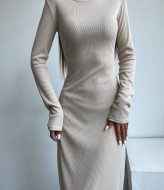 Платье с завязками на талии IMMA-070A410