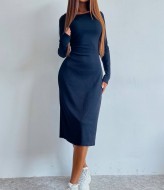 Платье с завязками на талии IMMA-070A410