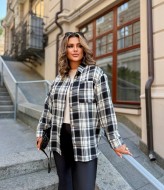 Рубашка клетчатая женская CUR-1013A480