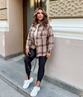Рубашка клетчатая женская CUR-1013A480