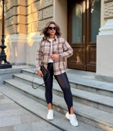 Рубашка клетчатая женская CUR-1013A480