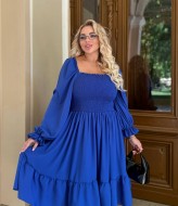 Платье с воланом CUR-1011A500