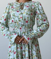 Платье в цветочек длинное  IMMA-381A490