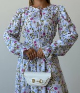 Платье в цветочек длинное  IMMA-381A490