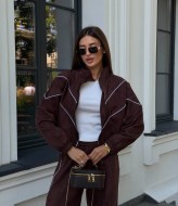 Замшевий спортивний костюм SOLO-285A1050