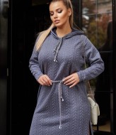 Платье с капюшоном длинное YM-05670A8