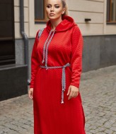 Платье с капюшоном длинное YM-05670A8