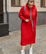 Платье с капюшоном длинное YM-05670A8