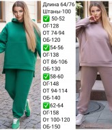 Костюм спортивный теплый женский NJ-EY-579A700