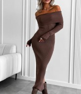 Сукня з відкритими плечима DMP-A1611A280 Сукня з відкритими плечима DMP-A1611A280