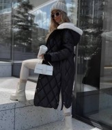 Пальто на меху женское EST-5719A1450 Пальто на меху женское EST-5719A1450