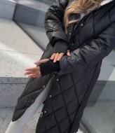 Пальто на меху женское EST-5719A1450 Пальто на меху женское EST-5719A1450