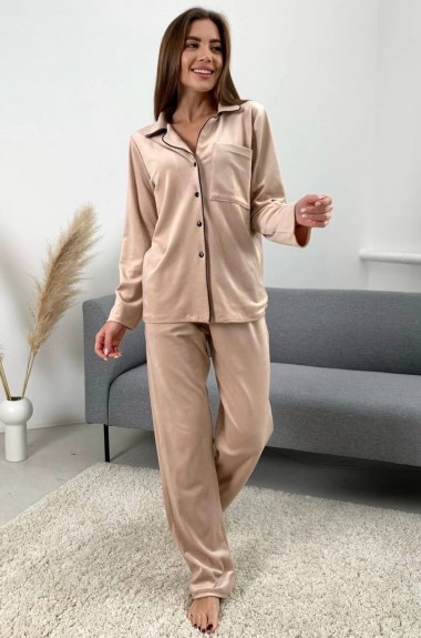 Велюровая пижама женская ON-824A600 Велюровая пижама женская ON-824A600