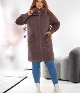 Пальто женское с мехом MAX-942A1400 Пальто женское с мехом MAX-942A1400