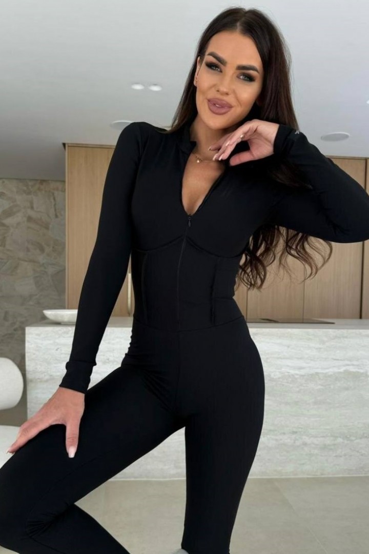 Комбінезон з корсетними швами VOL-655A450
