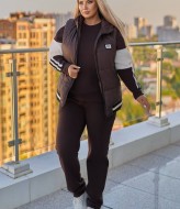 Костюм трійка жилет, світшот і штани VLT-1652A1600 Костюм трійка жилет, світшот і штани VLT-1652A1600