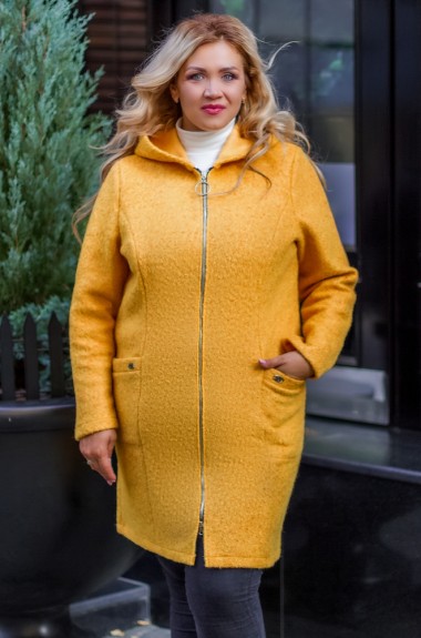 Пальто з капюшоном жіноче TBY-169A600