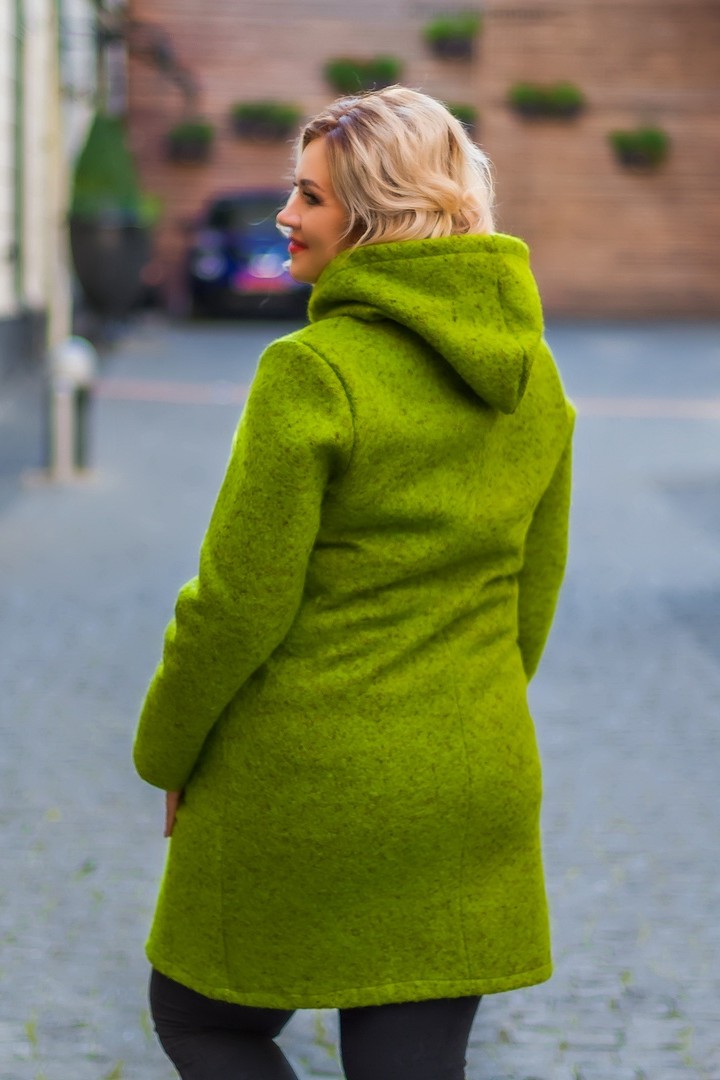 Пальто с капюшоном женское TBY-169A600