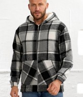 Байкова чоловіча сорочка на хутрі KUT-1751A820