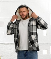 Байкова чоловіча сорочка на хутрі KUT-1751A820