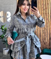 Сукня з баскою FAV-M522A870