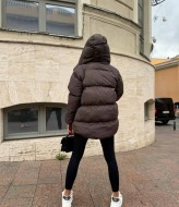 Женский пуховик с капюшоном  FAV-M465A2000