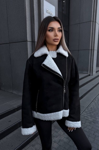 Дубленка женская замшевая  FAV-M541A1650