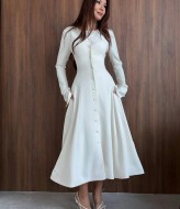 Платье со шнуровкой на спине MOK-636A629