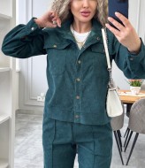 Женский вельветовый костюм IND-2084A600