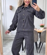 Женский вельветовый костюм IND-2084A600